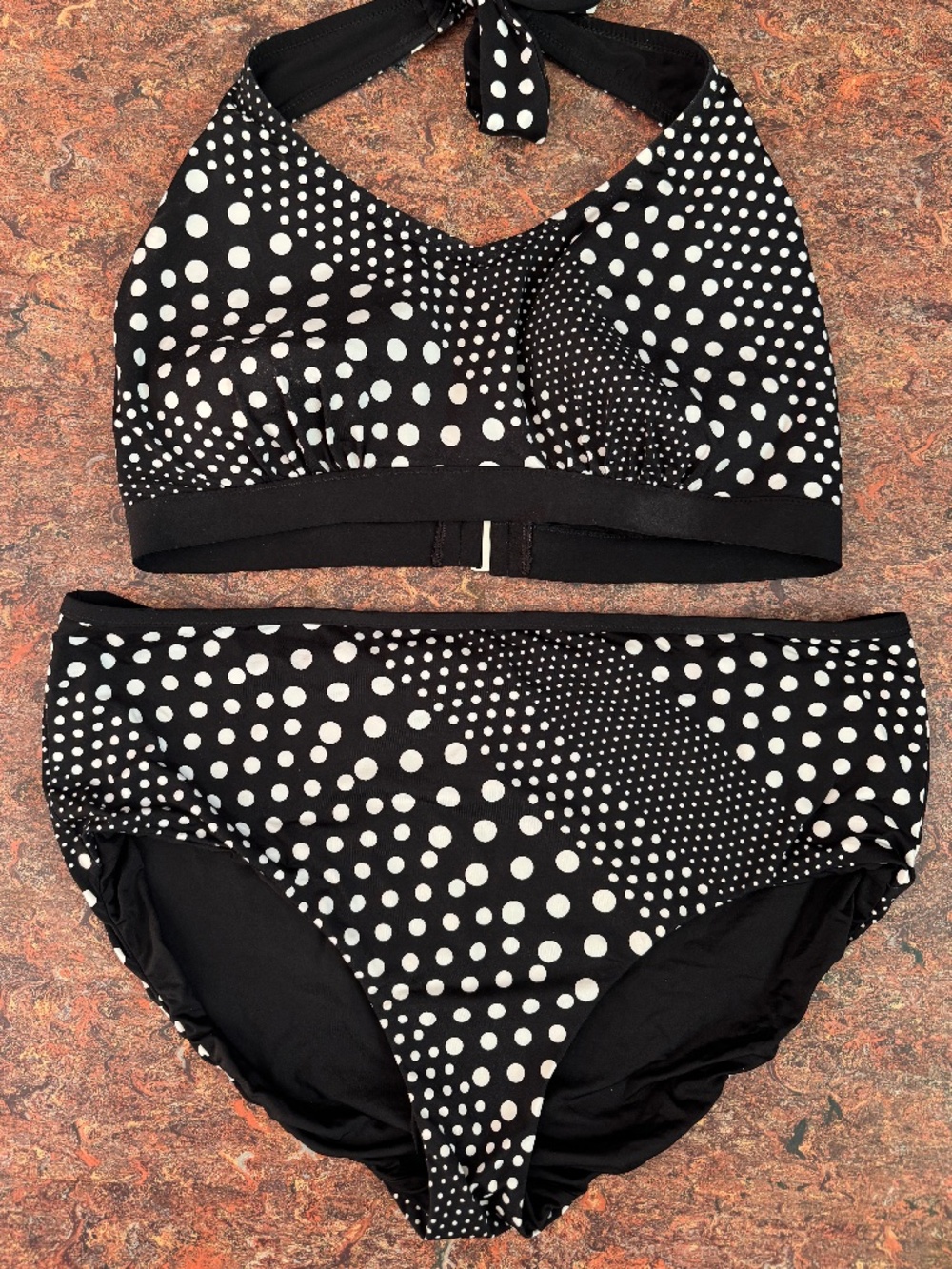 Plus Size! Lands End High Waisted Bikini Bottom